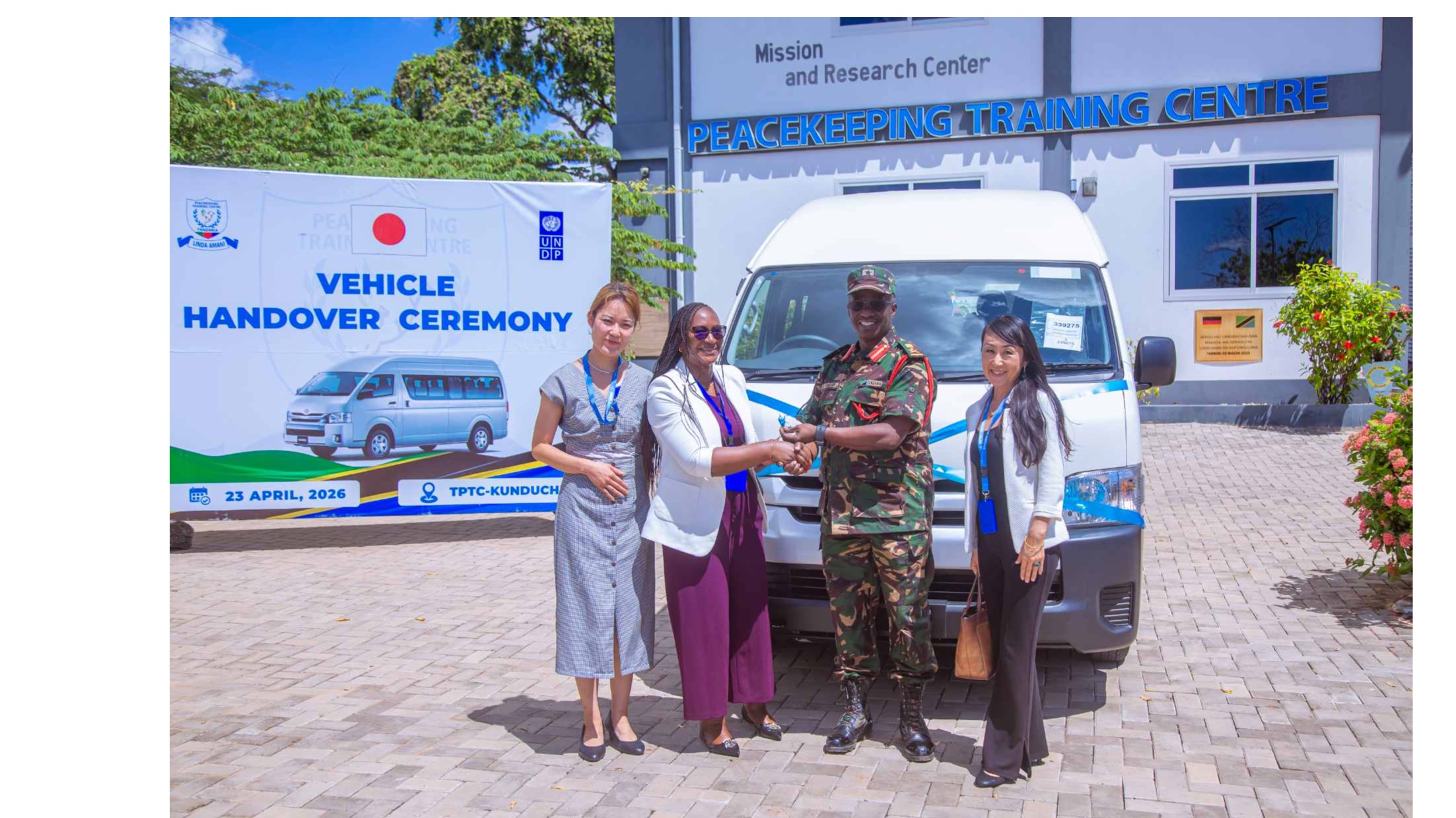 UNDP VEHICLE HAND OVER
